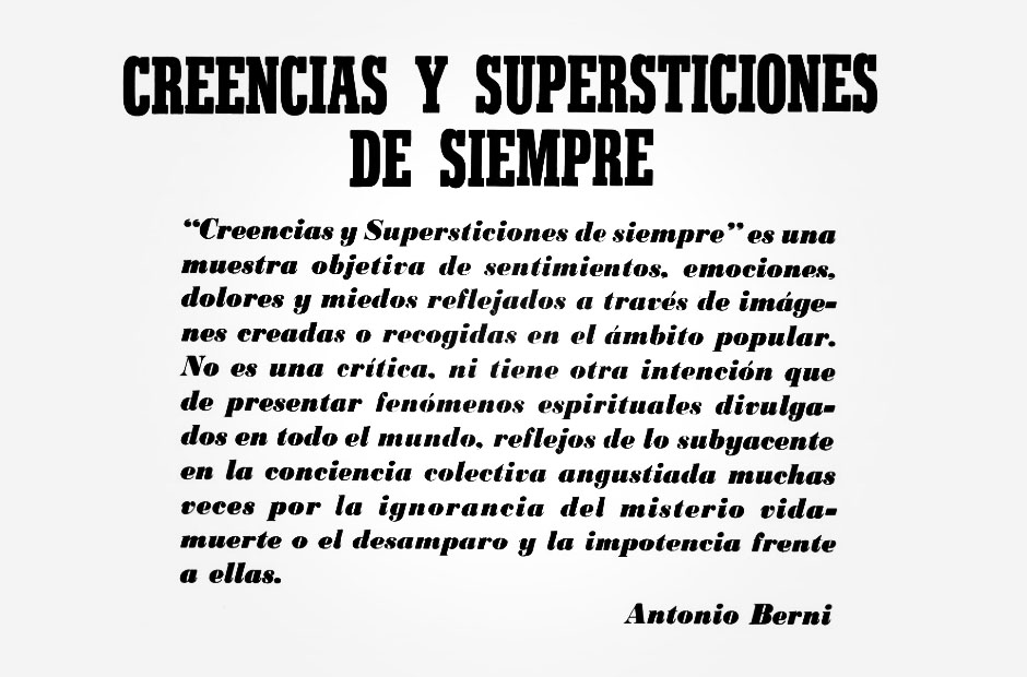 Creencias y supersticiones de siempre